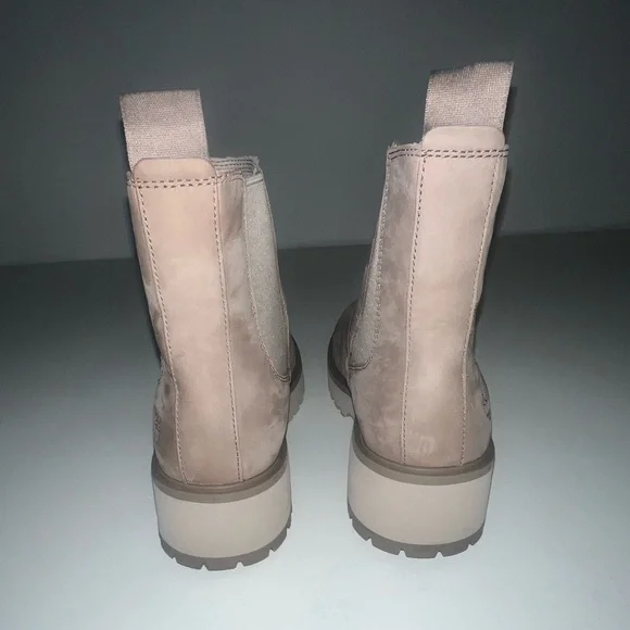 Timberland Women's Carnaby Cool Mid Chelsea Boot Taupe Gray Size 8 - Picture 3 of 5